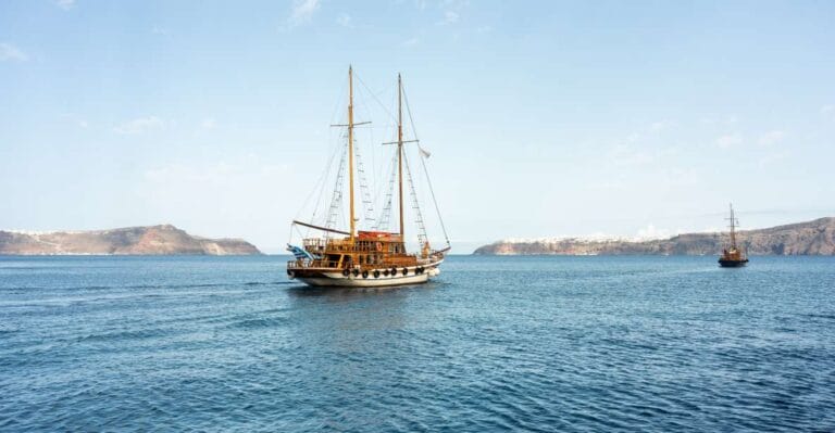 Boottocht naar de vulkanische eilanden van Santorini