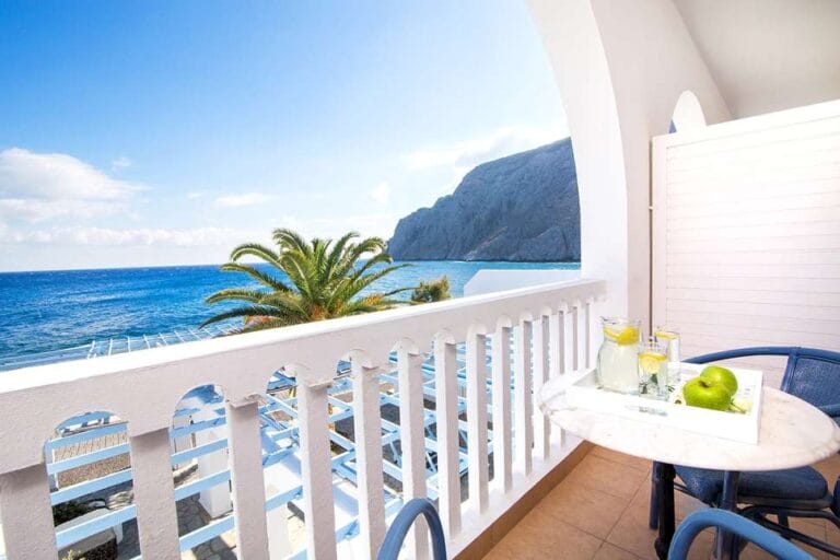 Sunshine Hotel Santorini Balkon